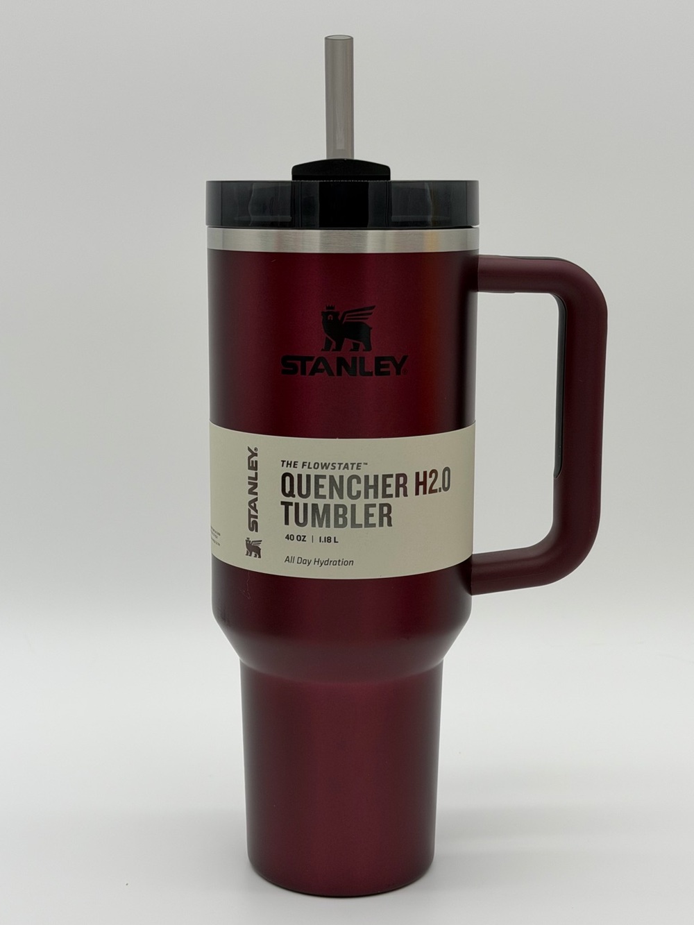 Stanley Quencher H2.0 FlowState 40 oz Tumbler - Rosewood Glow
